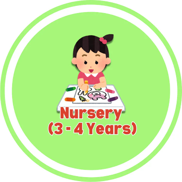 Nursery or 3 to 4 Years Age group