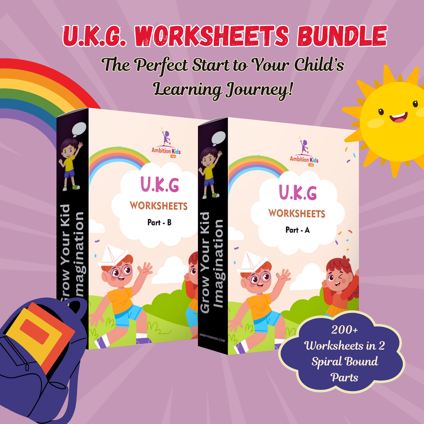 UKG Hard Copy Kids Worksheets