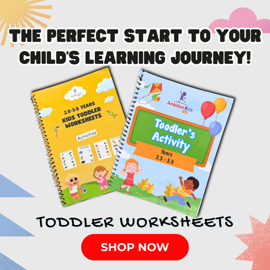 Toddlers 2.5-3.5 Years Kids Worksheets