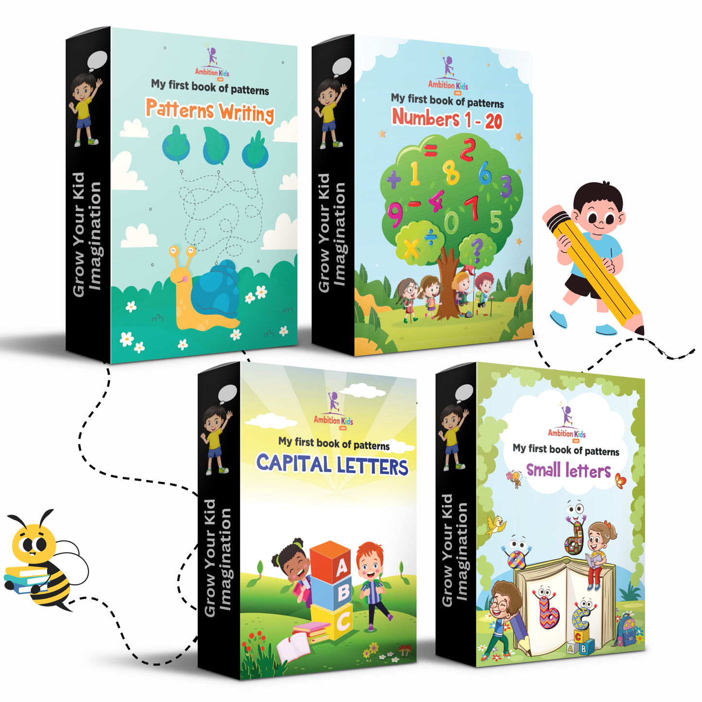 Pattern & Pencil Control Practice Worksheets for Kids Ages 2.5 – 6