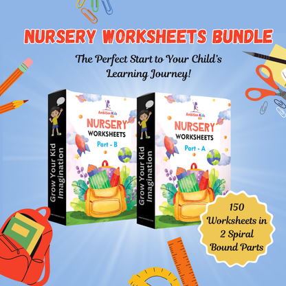 Nursery Hard Copy Kids Worksheets