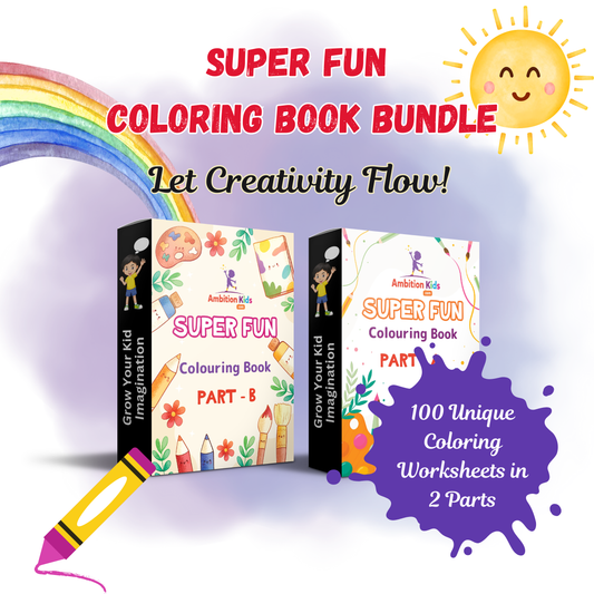 Ambition Kids Colouring Worksheets