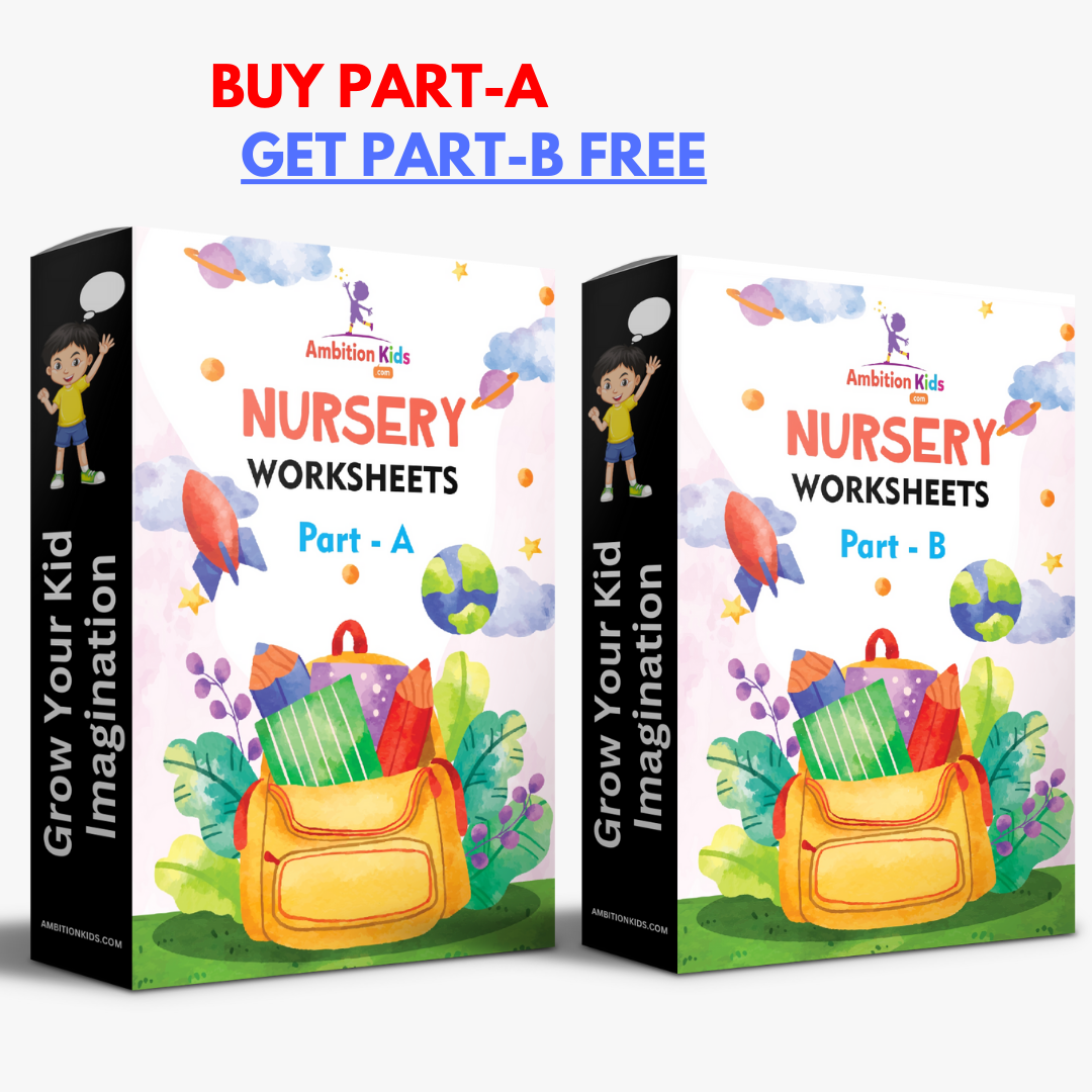 Nursery Hard Copy Kids Worksheets