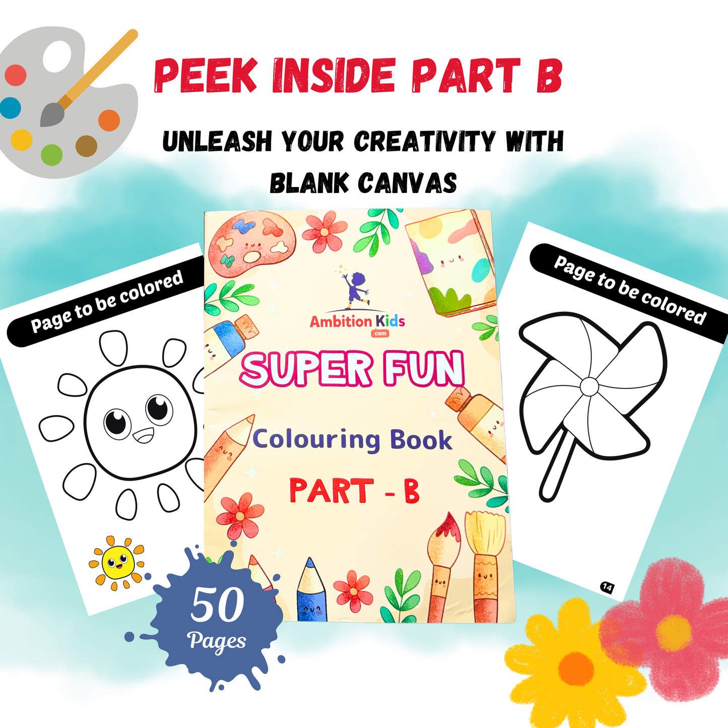Ambition Kids Colouring Worksheets