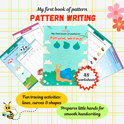 Pattern & Pencil Control Practice Worksheets for Kids Ages 2.5 – 6