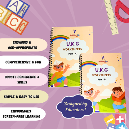 UKG Hard Copy Kids Worksheets
