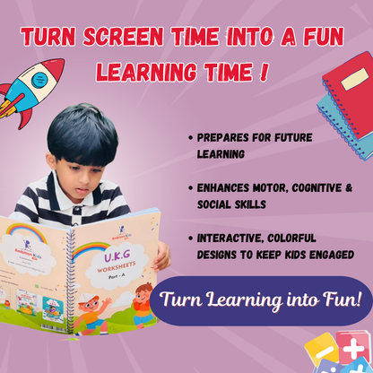UKG Hard Copy Kids Worksheets