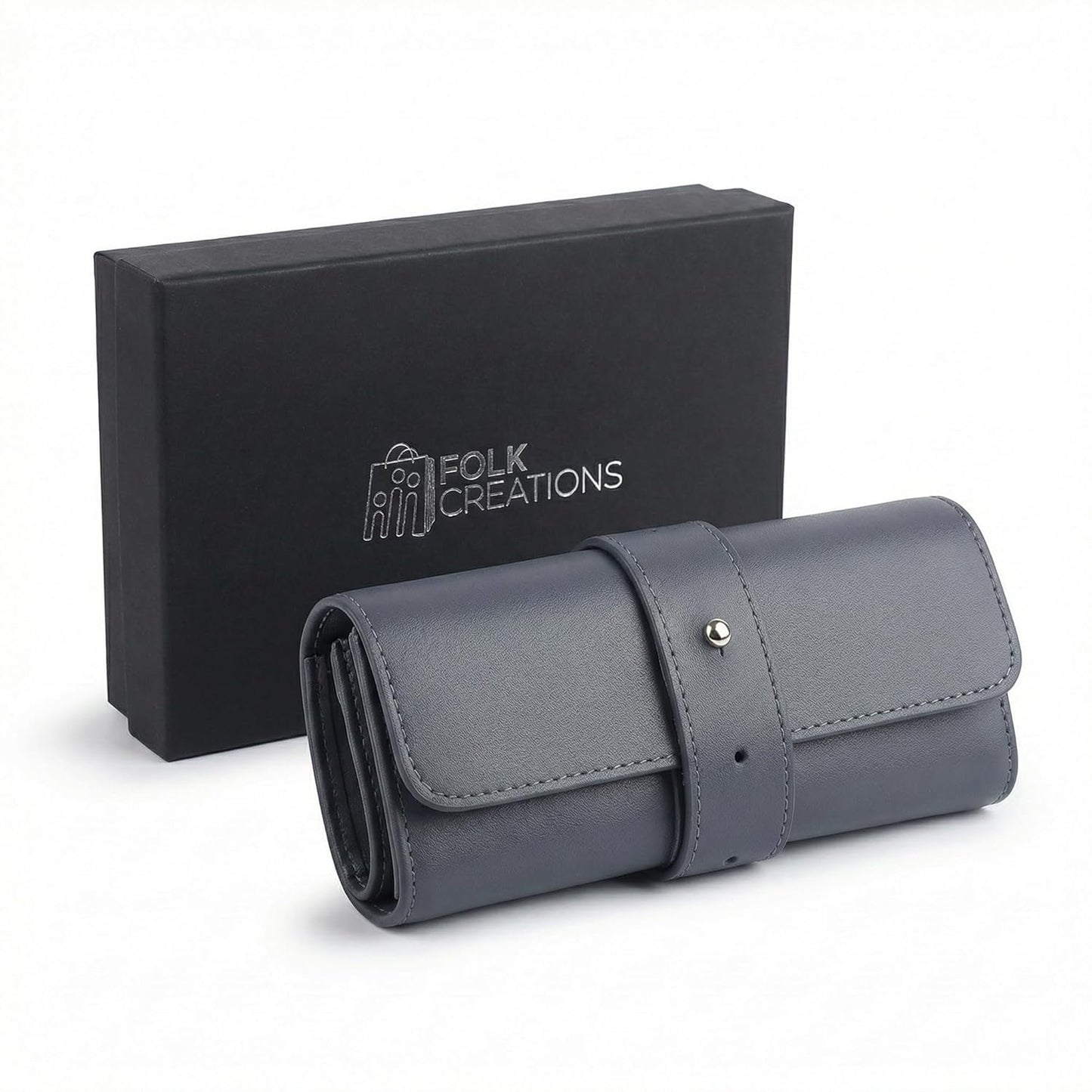 The Voyager | 4-Slots Travel Watch Roll