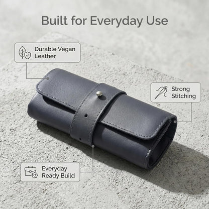 The Voyager | 4-Slots Travel Watch Roll
