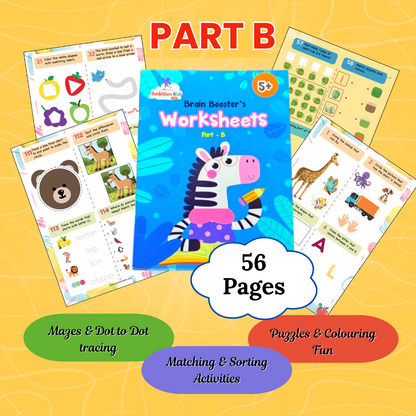 Age 5+ Brain Booster Worksheets
