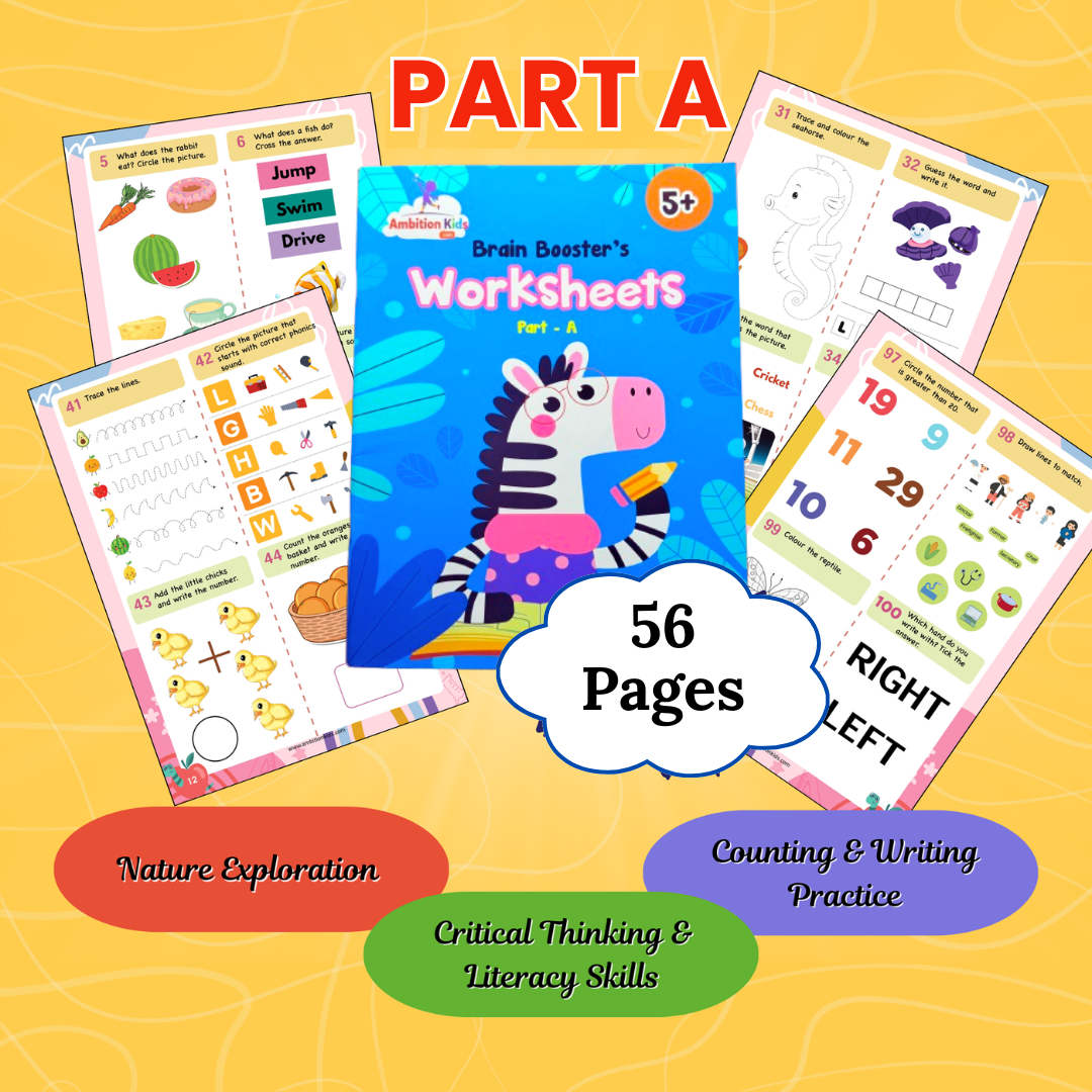Age 5+ Brain Booster Worksheets