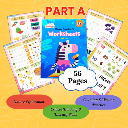Age 5+ Brain Booster Worksheets