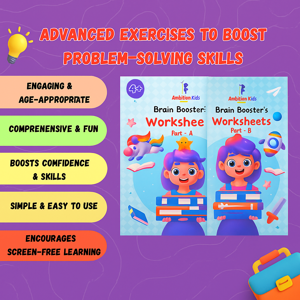 Age 4+ Brain Booster Worksheets